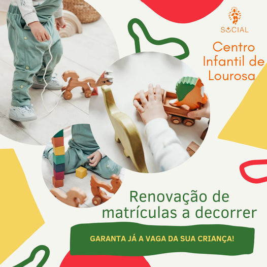 Read more about the article Renovações de Matrículas para o ano letivo 2022/2023 no Centro Infantil de Lourosa